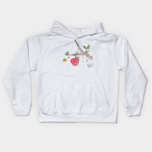 Christmas in the apple tree Kids Hoodie